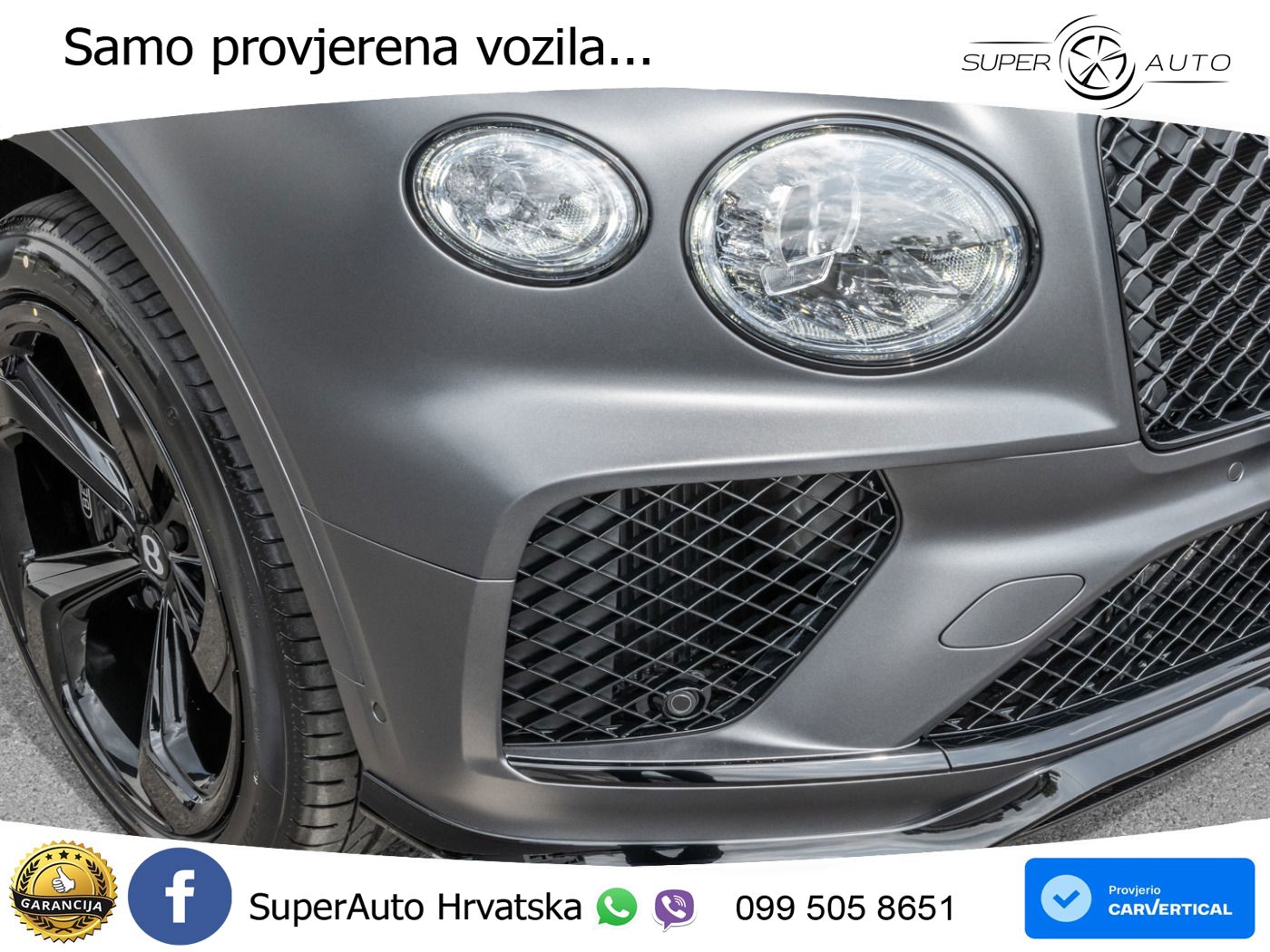 Bentley Bentayga EWB 4.0 V8 (550 KS) 4WD Automatic ZRAČNI+ACC+GR SJED+KAM+PANO