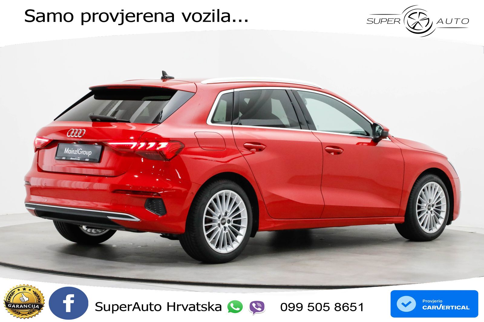 Audi A3 35 TFSI (150 KS) S tronic LED+GR SJED+ACC