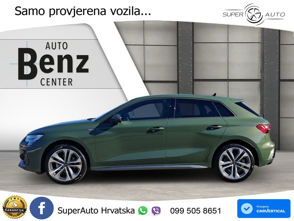 Audi A3 35 TFSI (150 KS) S tronic S line LED+GR SJED+ACC