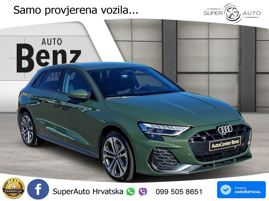 Audi A3 35 TFSI (150 KS) S tronic S line LED+GR SJED+ACC