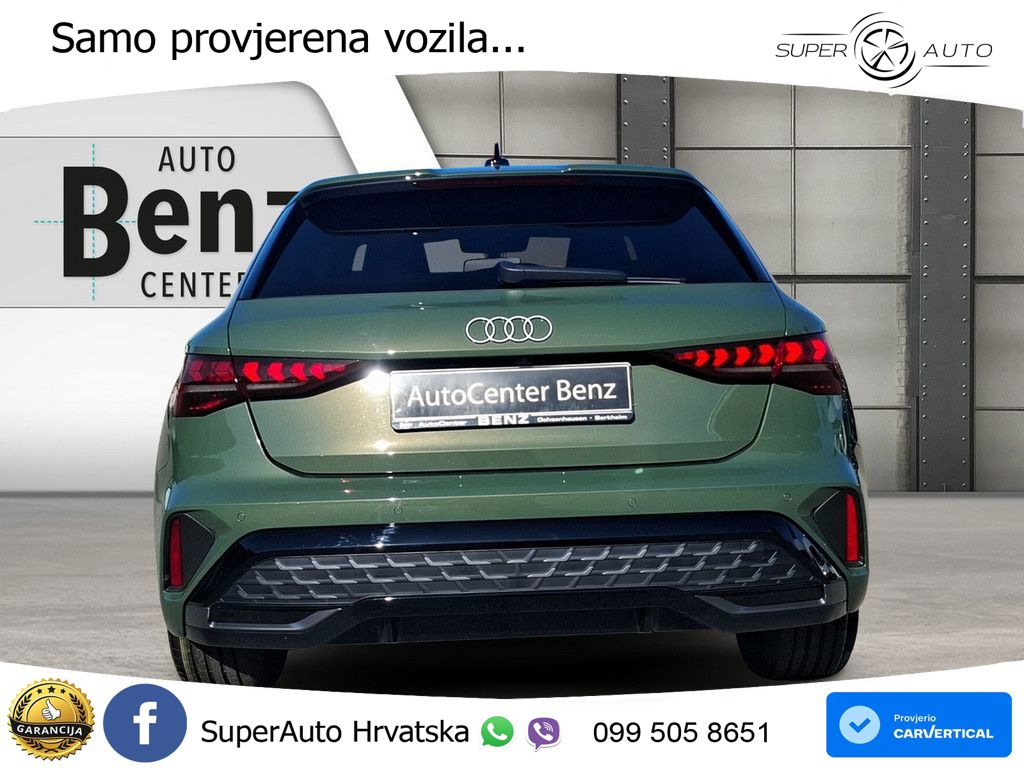 Audi A3 35 TFSI (150 KS) S tronic S line LED+GR SJED+ACC