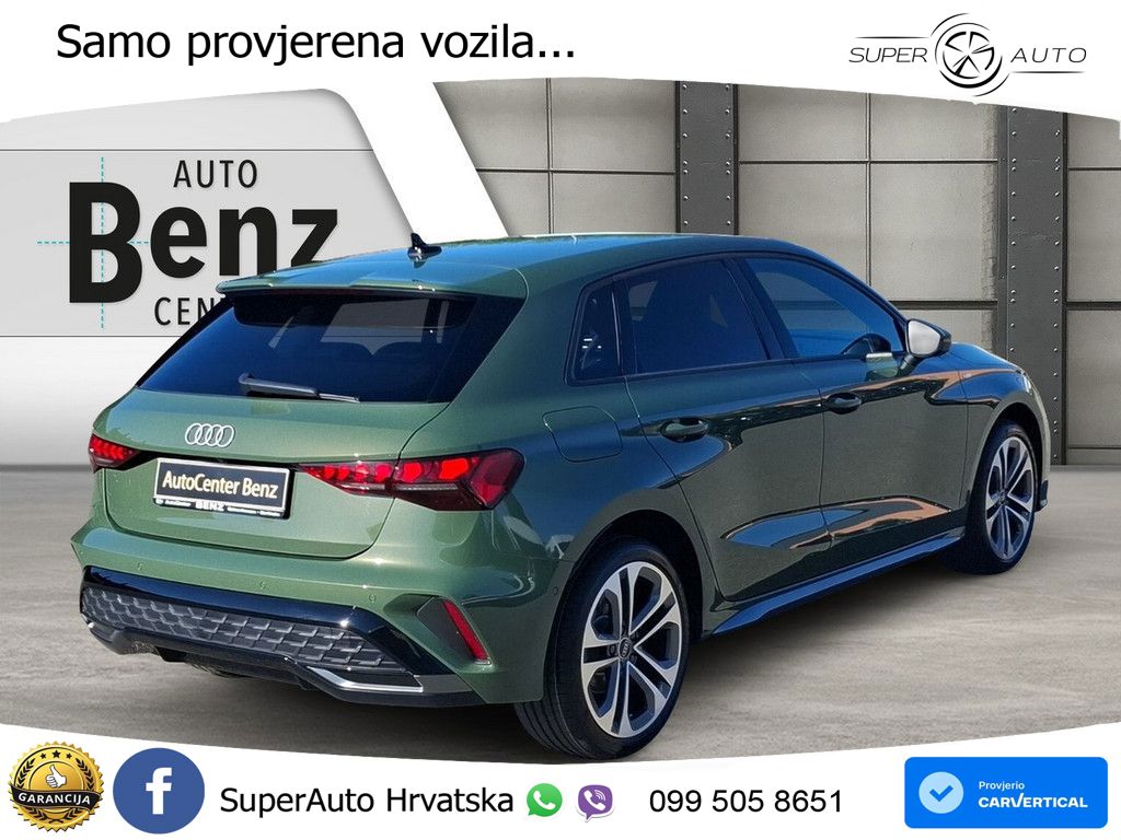 Audi A3 35 TFSI (150 KS) S tronic S line LED+GR SJED+ACC
