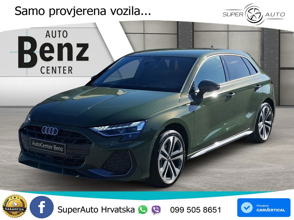 Audi A3 35 TFSI (150 KS) S tronic S line LED+GR SJED+ACC