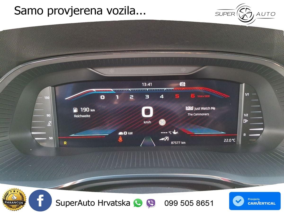 Škoda Octavia Combi RS 2.0 TDI (200 KS) 4x4 DSG MATRIX+GR SJED+KAM