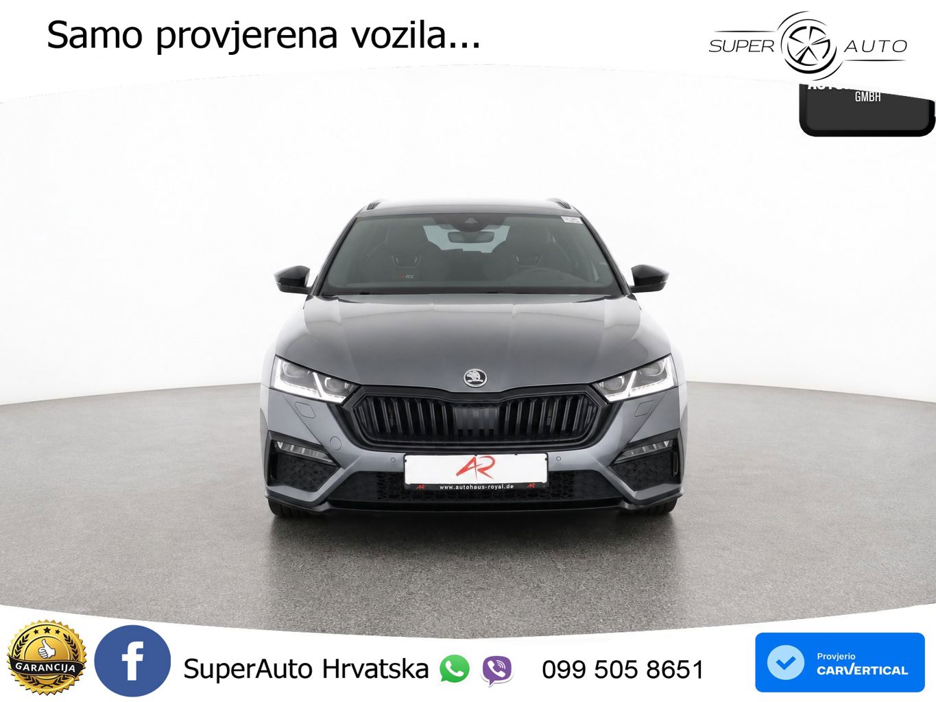 Škoda Octavia Combi RS 2.0 TDI (200 KS) DSG LED+GR SJED+ACC