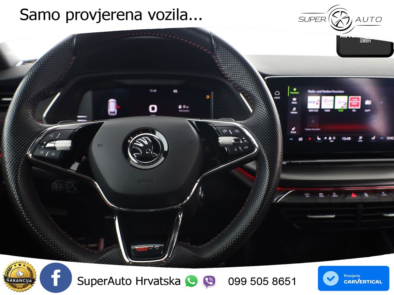 Škoda Octavia Combi RS 2.0 TDI (200 KS) DSG LED+GR SJED+ACC