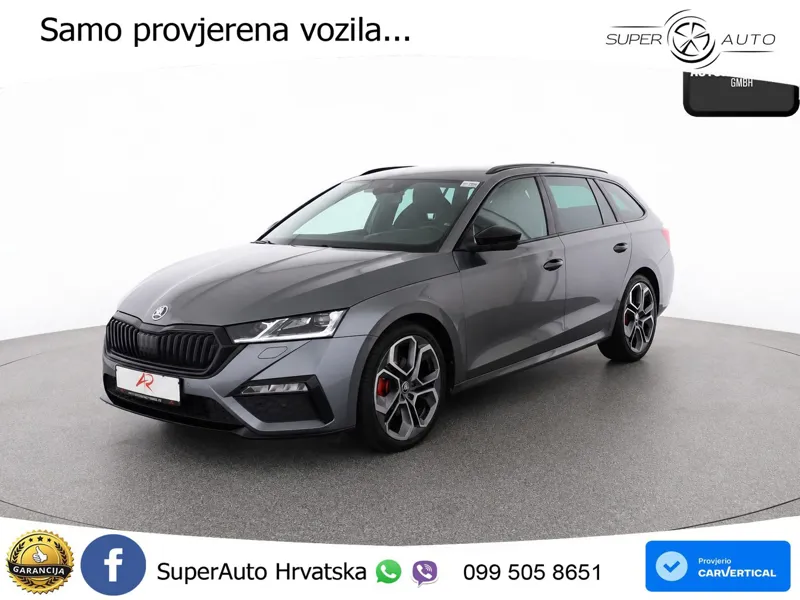 Škoda Octavia Combi RS 2.0 TDI (200 KS) DSG LED+GR SJED+ACC