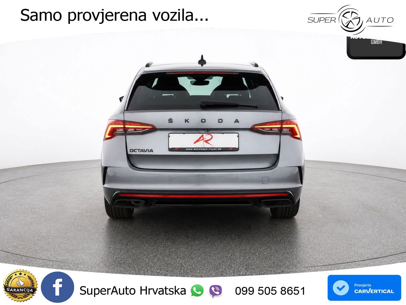 Škoda Octavia Combi RS 2.0 TDI (200 KS) DSG LED+GR SJED+ACC