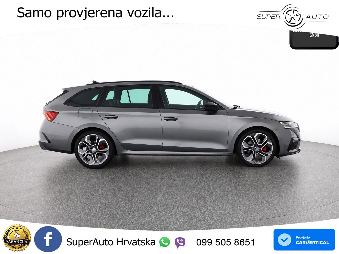 Škoda Octavia Combi RS 2.0 TDI (200 KS) DSG LED+GR SJED+ACC