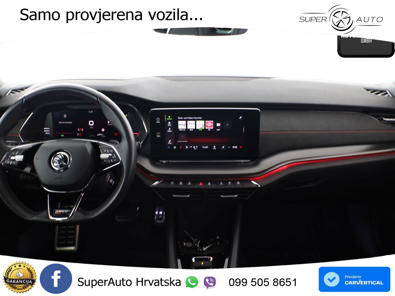Škoda Octavia Combi RS 2.0 TDI (200 KS) DSG LED+GR SJED+ACC