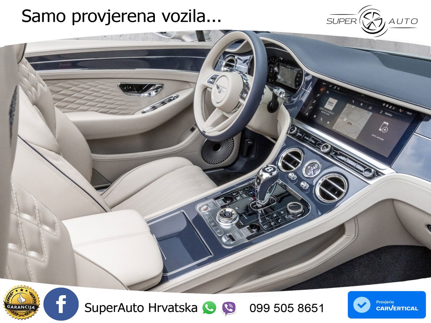 Bentley Continental GTC IV 4.0 V8 TFSi (680 KS) AWD DCT ZRAČNI+ACC+GR SJED+KAM