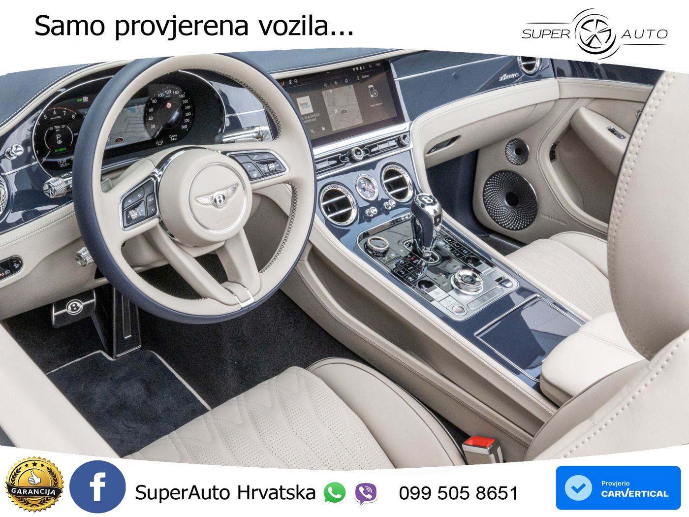 Bentley Continental GTC IV 4.0 V8 TFSi (680 KS) AWD DCT ZRAČNI+ACC+GR SJED+KAM