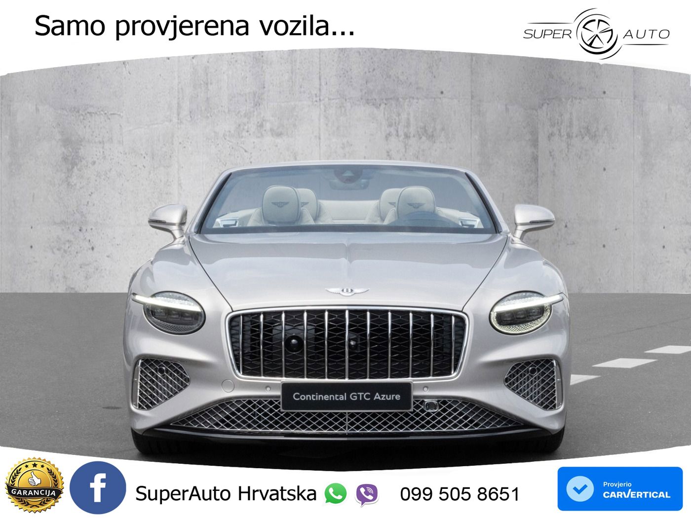 Bentley Continental GTC IV 4.0 V8 TFSi (680 KS) AWD DCT ZRAČNI+ACC+GR SJED+KAM