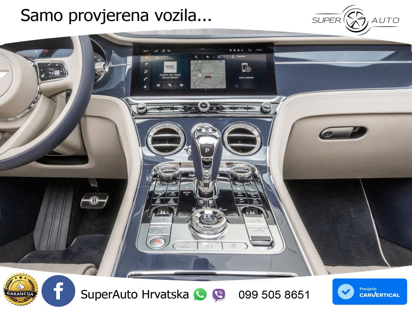 Bentley Continental GTC IV 4.0 V8 TFSi (680 KS) AWD DCT ZRAČNI+ACC+GR SJED+KAM