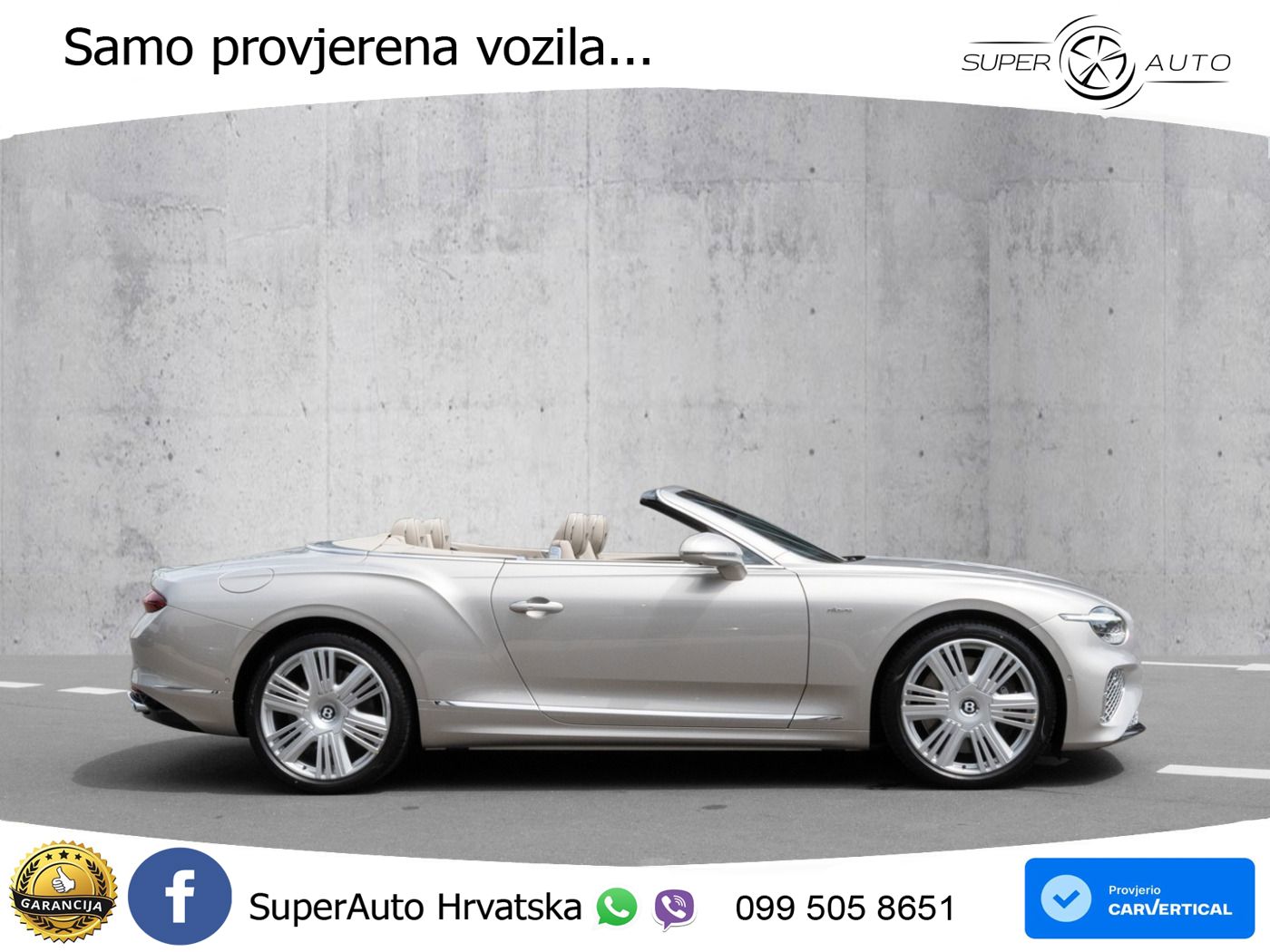 Bentley Continental GTC IV 4.0 V8 TFSi (680 KS) AWD DCT ZRAČNI+ACC+GR SJED+KAM