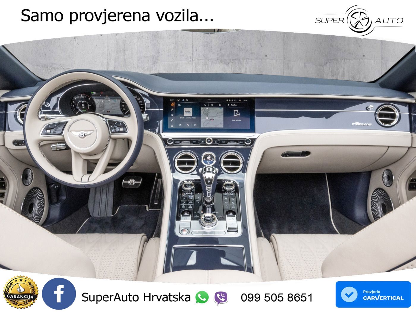 Bentley Continental GTC IV 4.0 V8 TFSi (680 KS) AWD DCT ZRAČNI+ACC+GR SJED+KAM