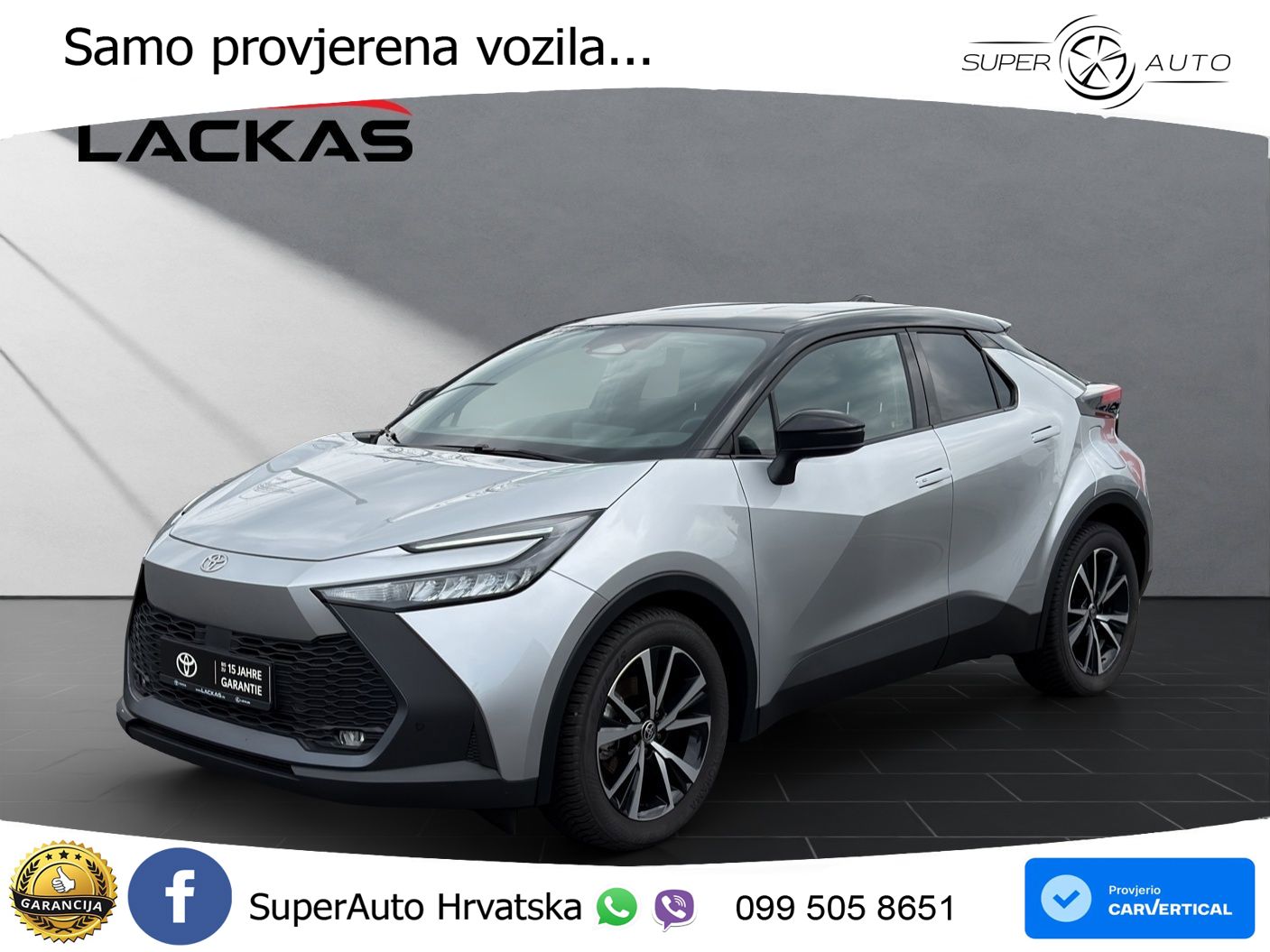 Toyota C-HR 1.8 (140 KS) Hybrid e-CVT Team Deutschland LED+GR SJED+ACC