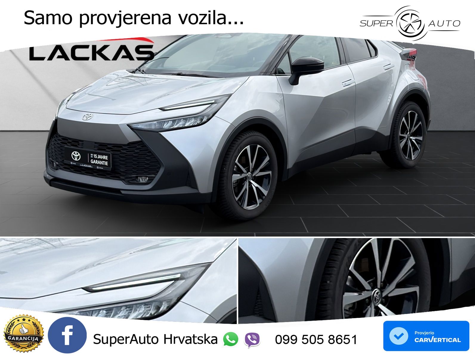 Toyota C-HR 1.8 (140 KS) Hybrid e-CVT Team Deutschland LED+GR SJED+ACC