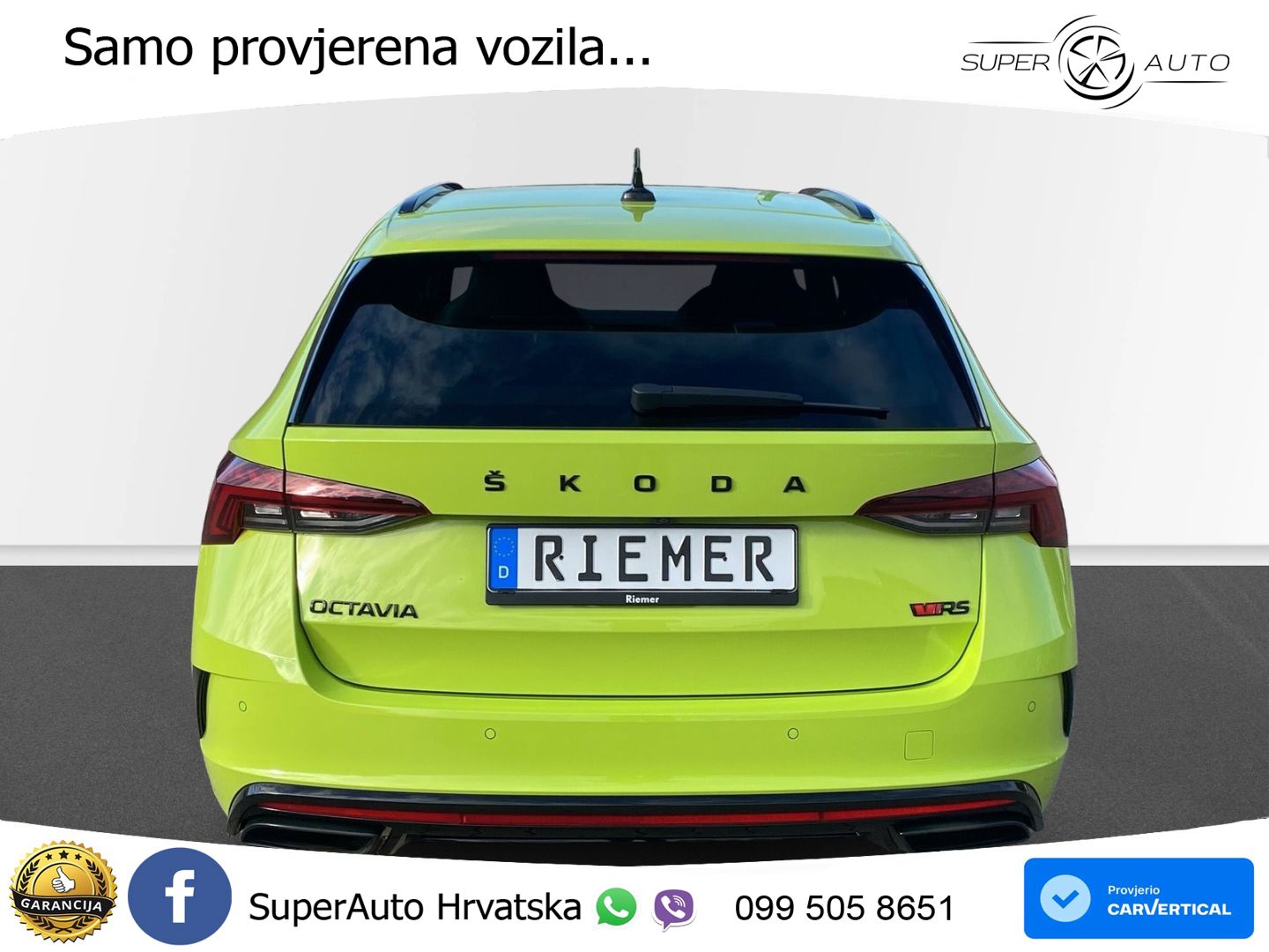 Škoda Octavia Combi RS 2.0 TSI (245 KS) DSG LED+GR SJED+ACC