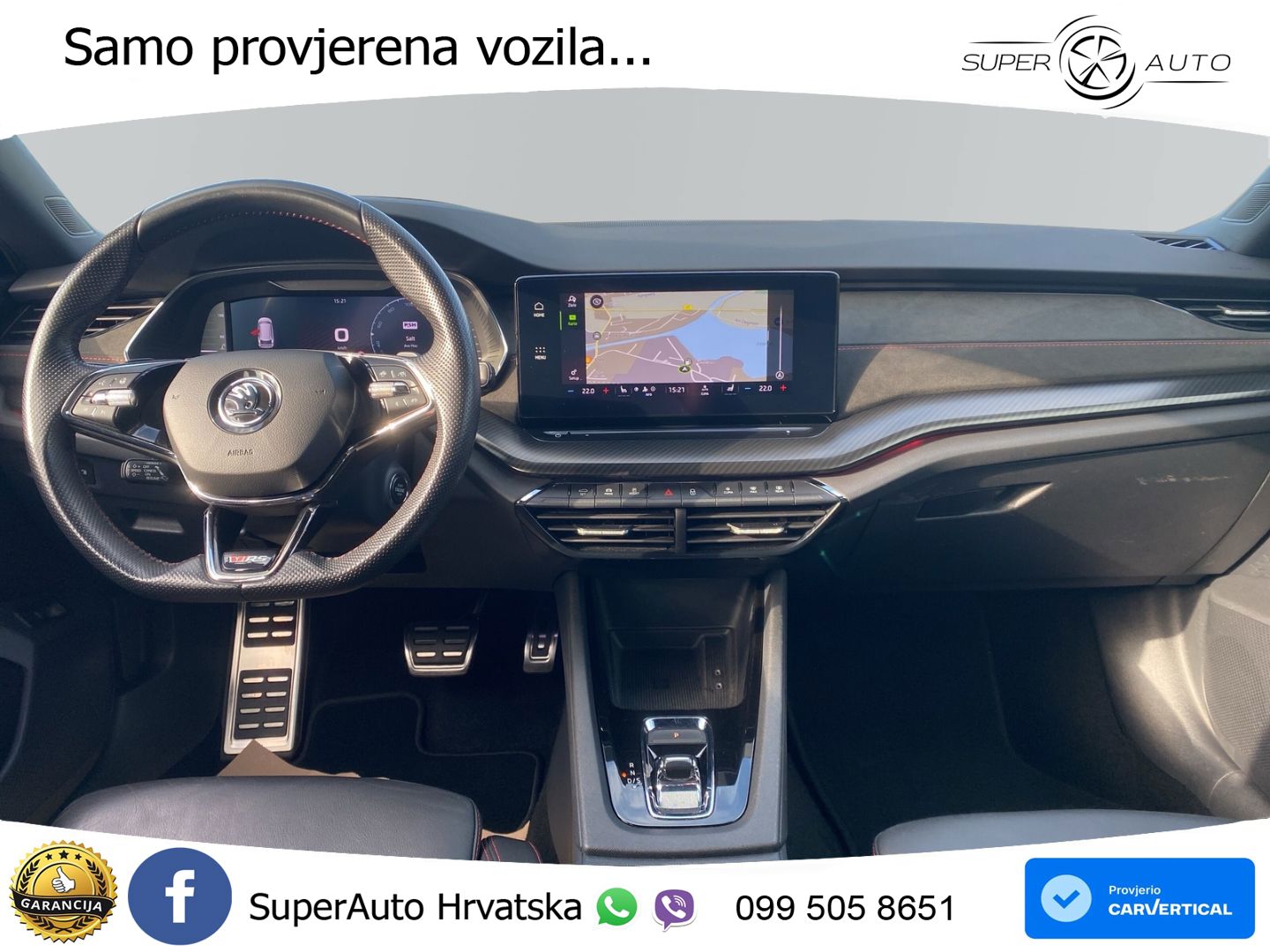 Škoda Octavia Combi RS 2.0 TSI (245 KS) DSG LED+GR SJED+ACC