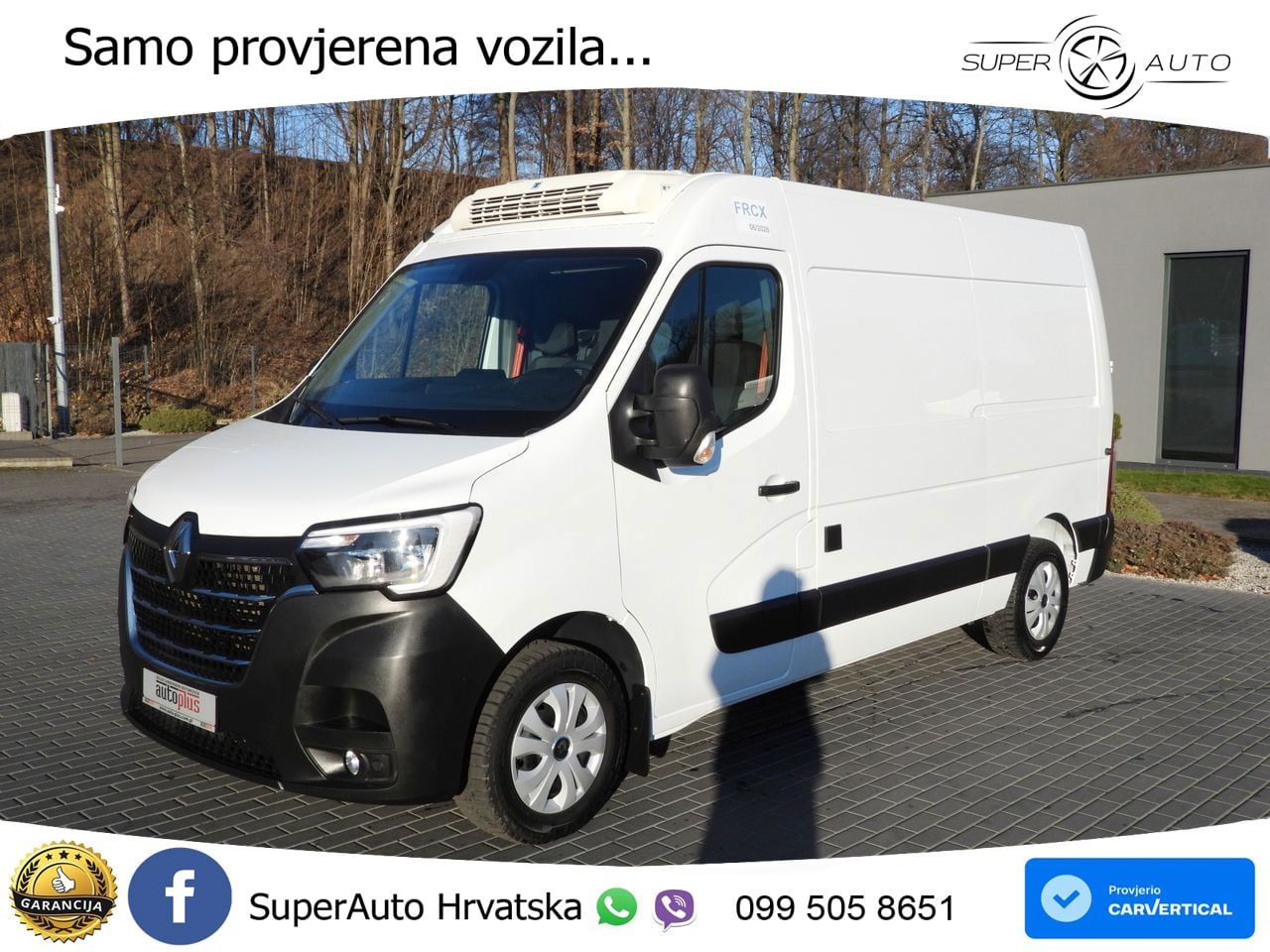Renault MASTER KÜHLKASTENWAGEN -10C STROMVERSORGUNG 230V 150 KS