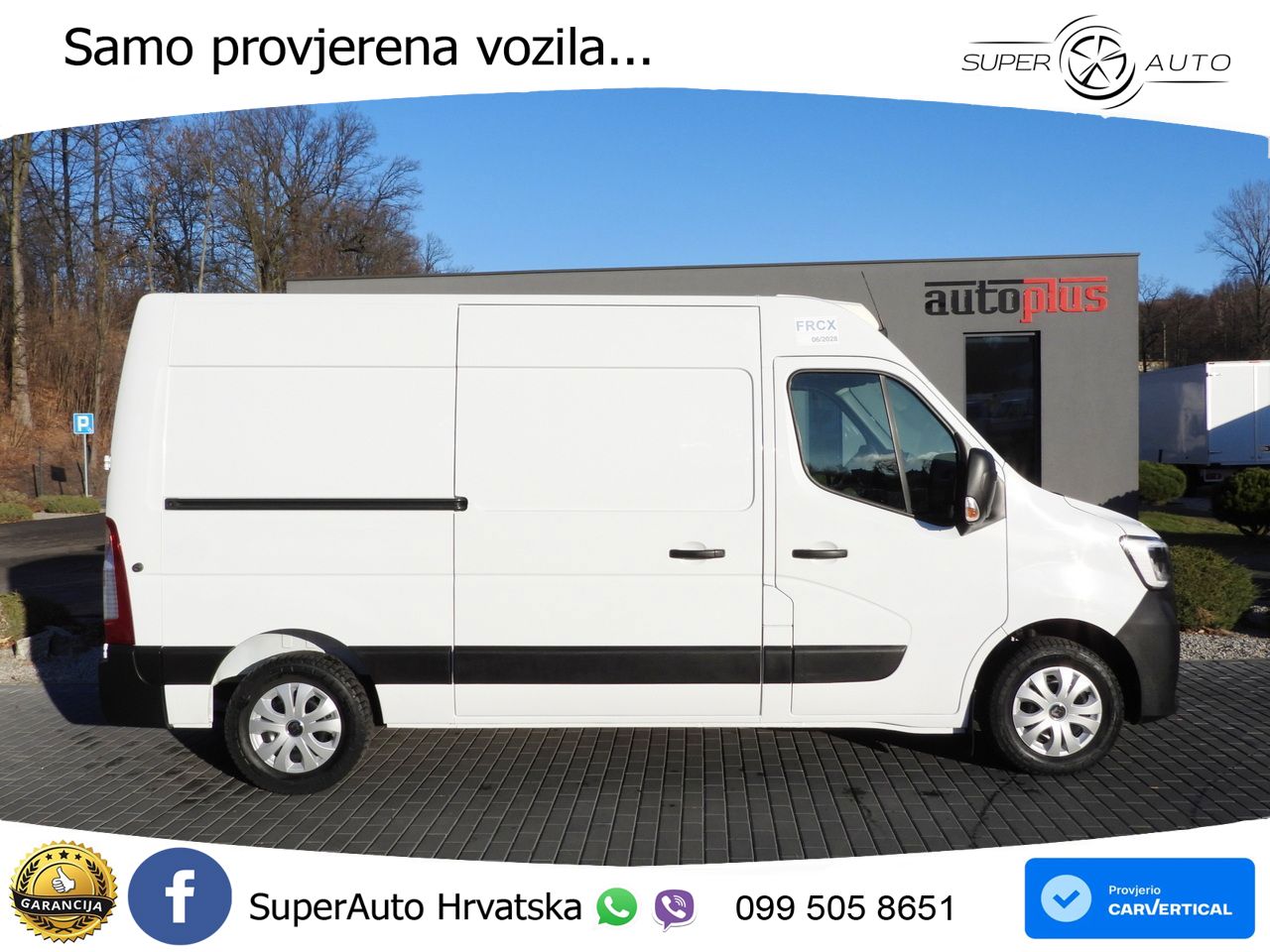 Renault MASTER KÜHLKASTENWAGEN -10C STROMVERSORGUNG 230V 150 KS