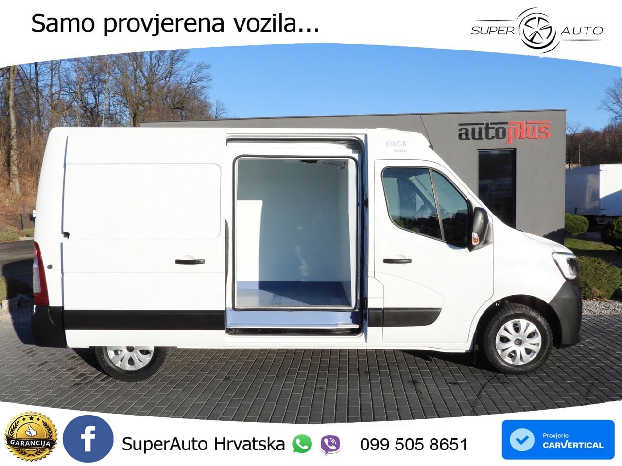 Renault MASTER KÜHLKASTENWAGEN -10C STROMVERSORGUNG 230V 150 KS