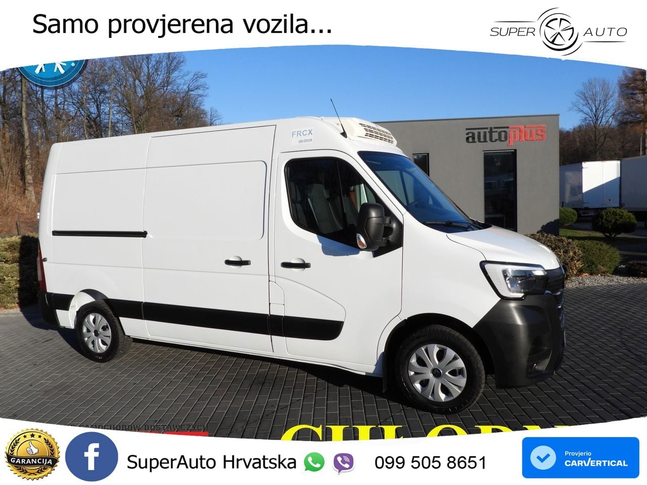Renault MASTER KÜHLKASTENWAGEN -10C STROMVERSORGUNG 230V 150 KS