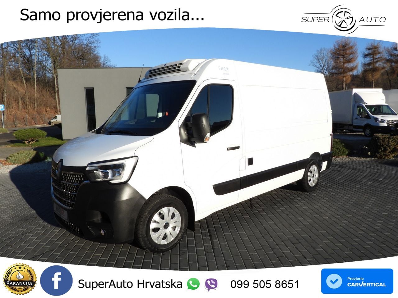 Renault MASTER KÜHLKASTENWAGEN -10C STROMVERSORGUNG 230V 150 KS