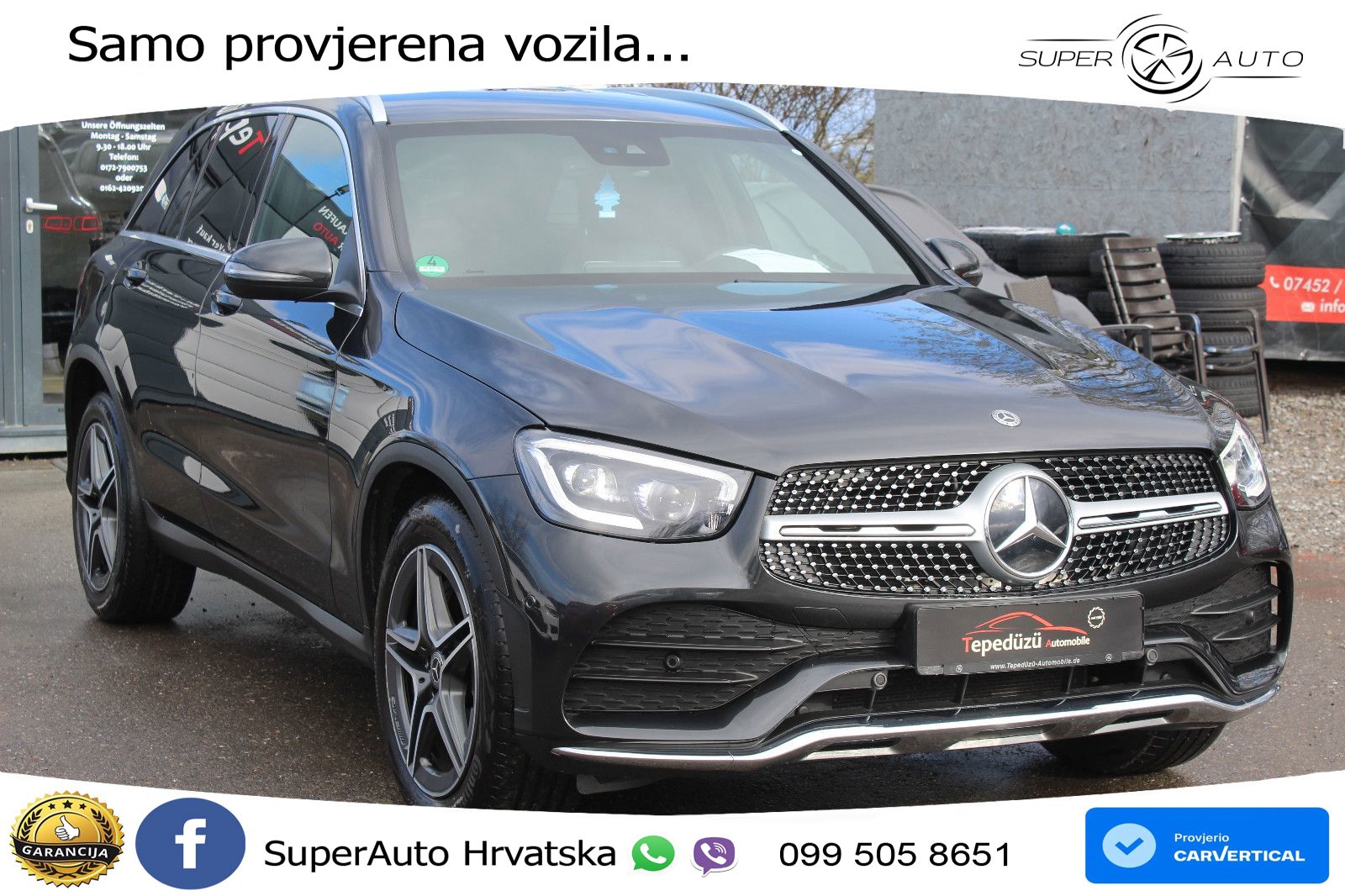 Mercedes GLC 220d (194 KS) 4MATIC G-TRONIC AMG LED+GR SJED+ACC