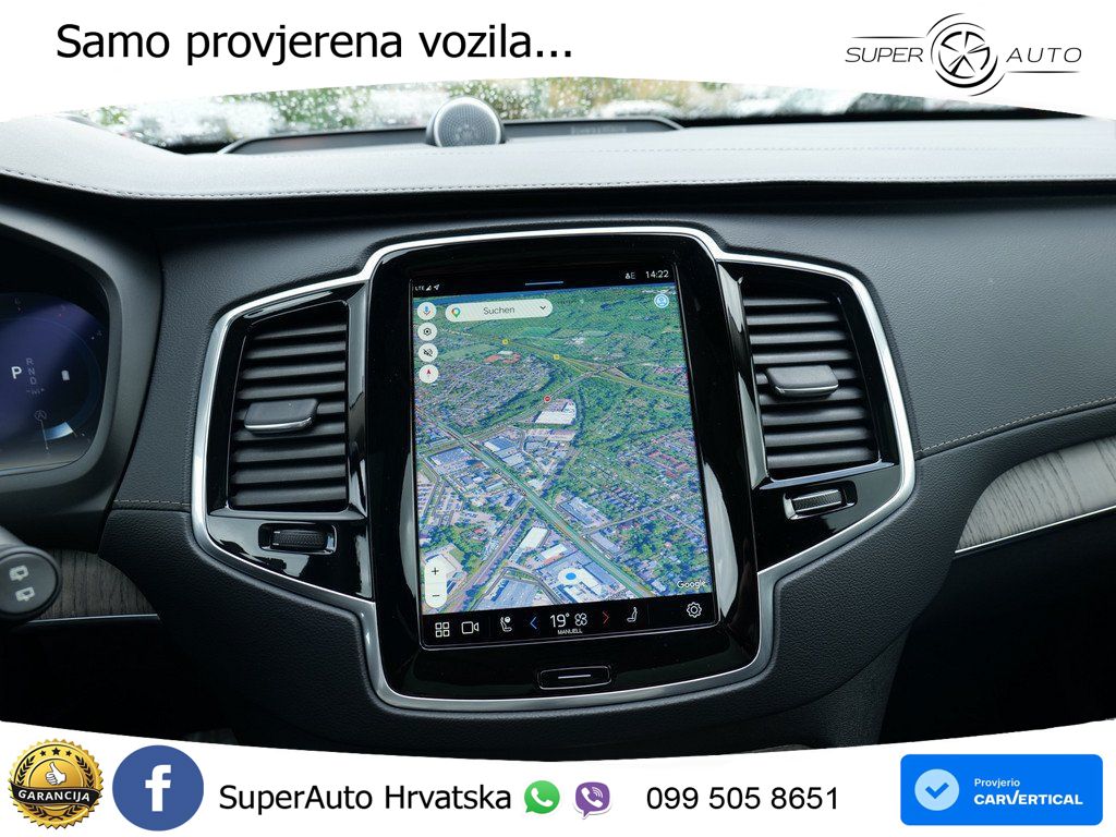 Volvo XC90 2.0 B5 Diesel AWD Automatic ACC+HEAD+4xGR SJED+360+PANO