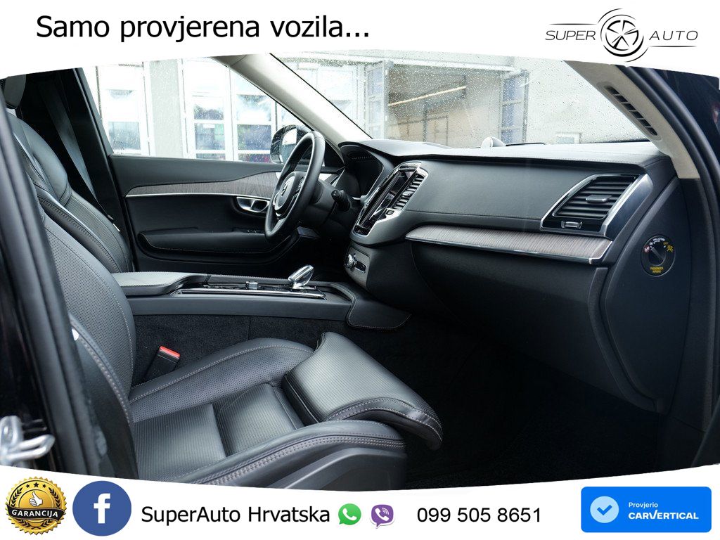 Volvo XC90 2.0 B5 Diesel AWD Automatic ACC+HEAD+4xGR SJED+360+PANO