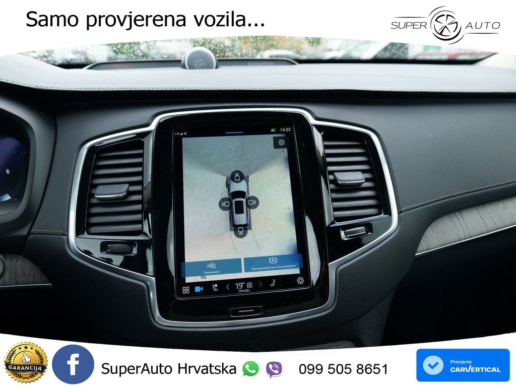 Volvo XC90 2.0 B5 Diesel AWD Automatic ACC+HEAD+4xGR SJED+360+PANO