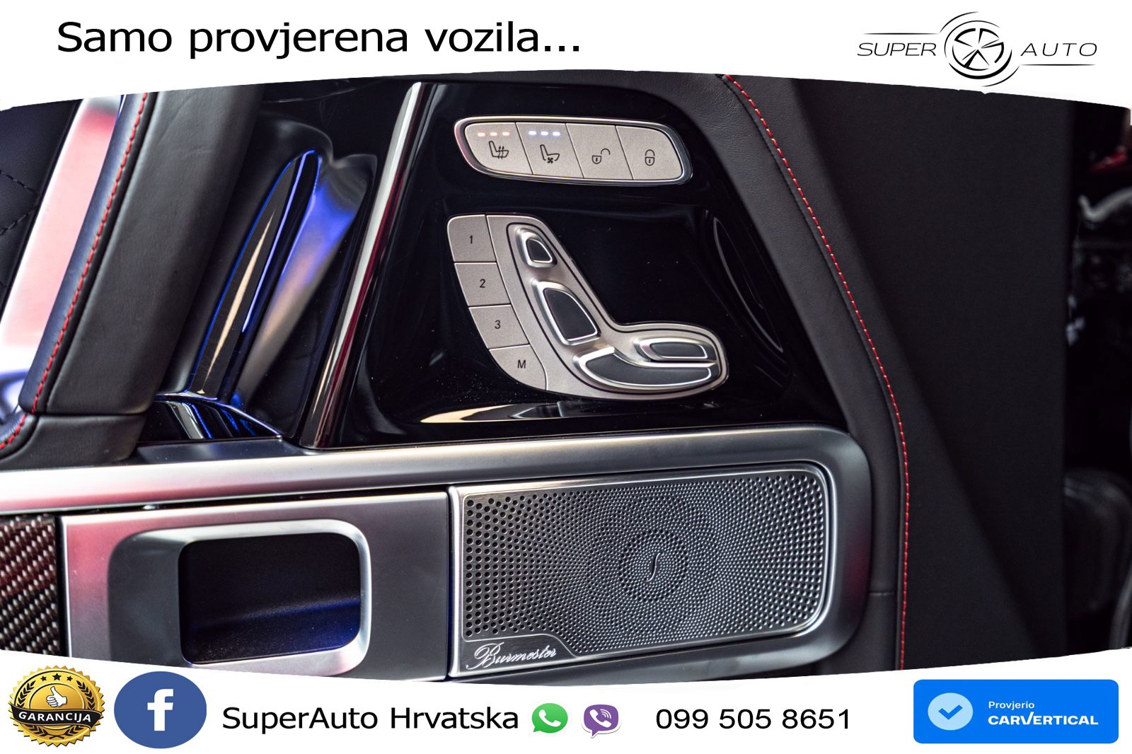 Mercedes AMG G 63 Long V8 (585 KS) 4MATIC 9G-TRONIC AMG SPEEDSHIFT TCT LED+GR SJED+ACC
