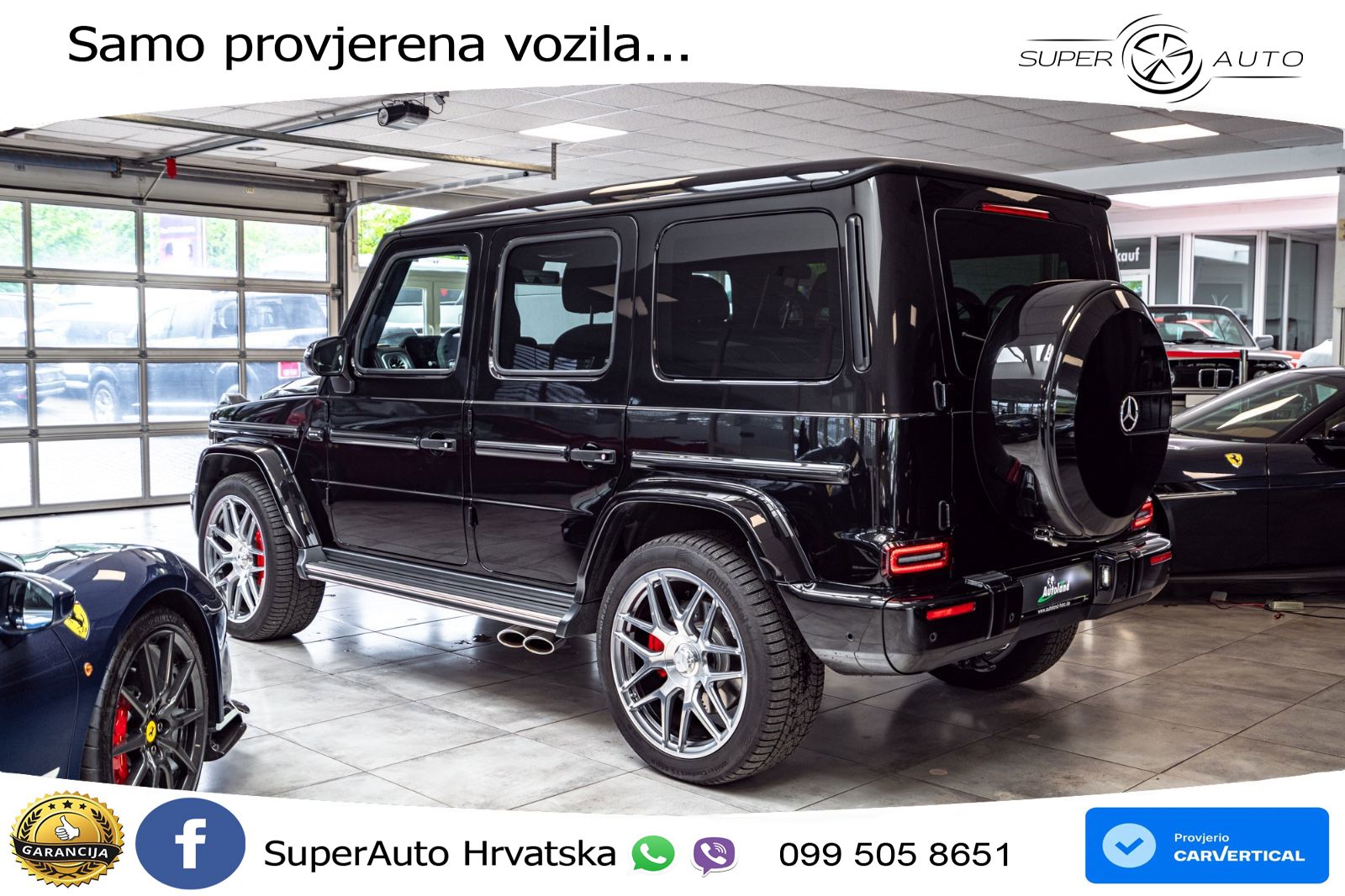 Mercedes AMG G 63 Long V8 (585 KS) 4MATIC 9G-TRONIC AMG SPEEDSHIFT TCT LED+GR SJED+ACC