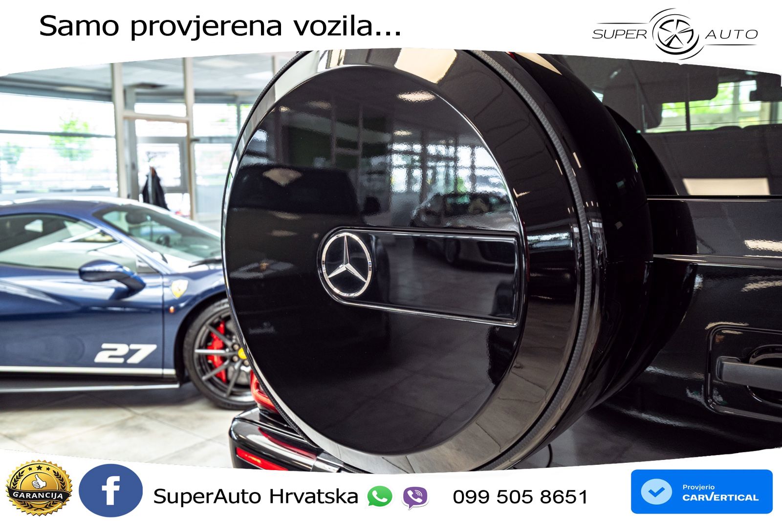 Mercedes AMG G 63 Long V8 (585 KS) 4MATIC 9G-TRONIC AMG SPEEDSHIFT TCT LED+GR SJED+ACC