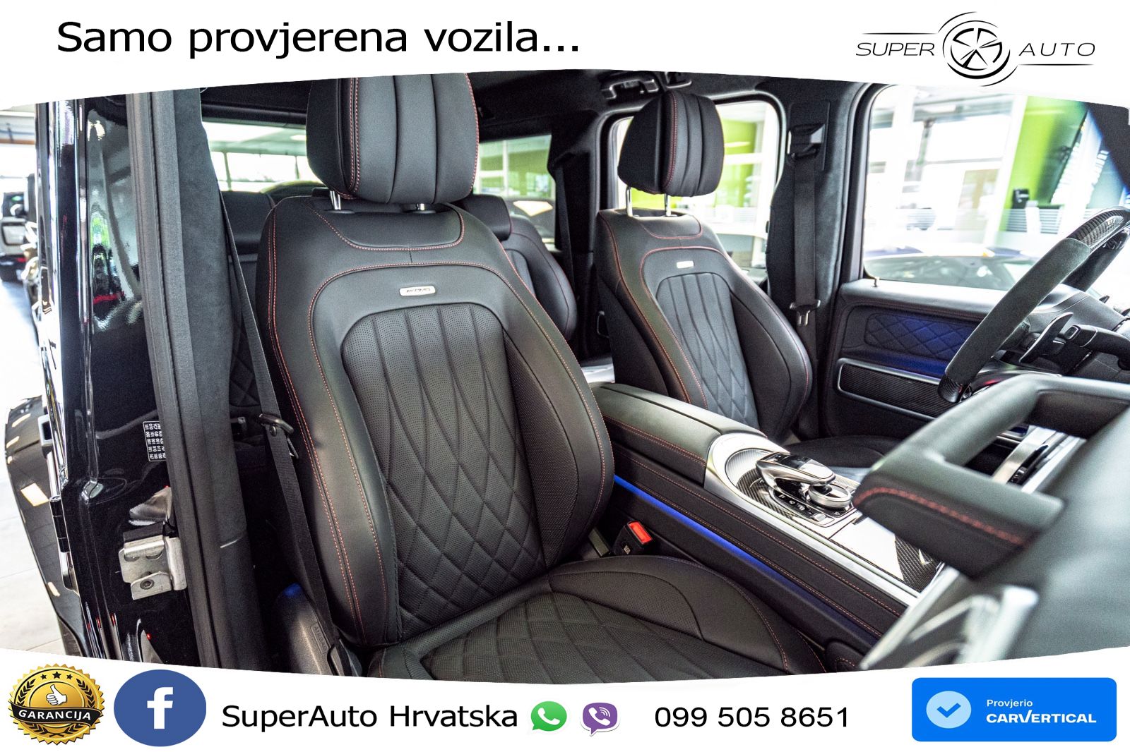 Mercedes AMG G 63 Long V8 (585 KS) 4MATIC 9G-TRONIC AMG SPEEDSHIFT TCT LED+GR SJED+ACC