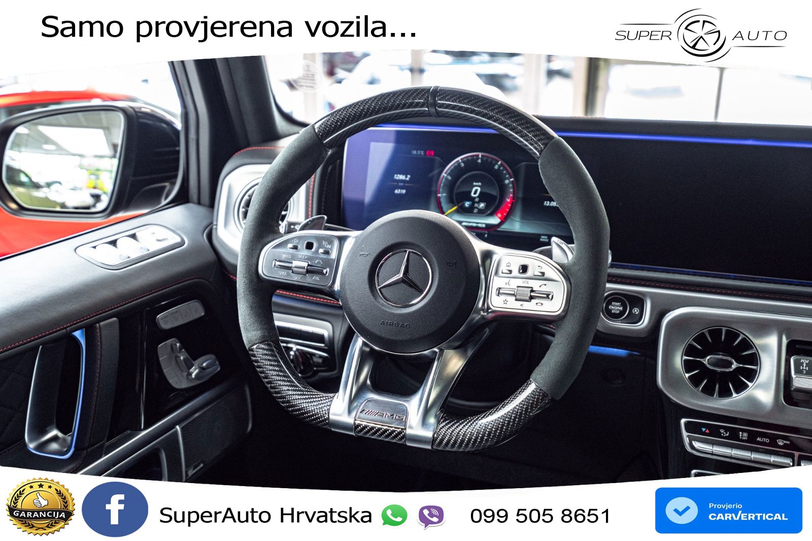 Mercedes AMG G 63 Long V8 (585 KS) 4MATIC 9G-TRONIC AMG SPEEDSHIFT TCT LED+GR SJED+ACC