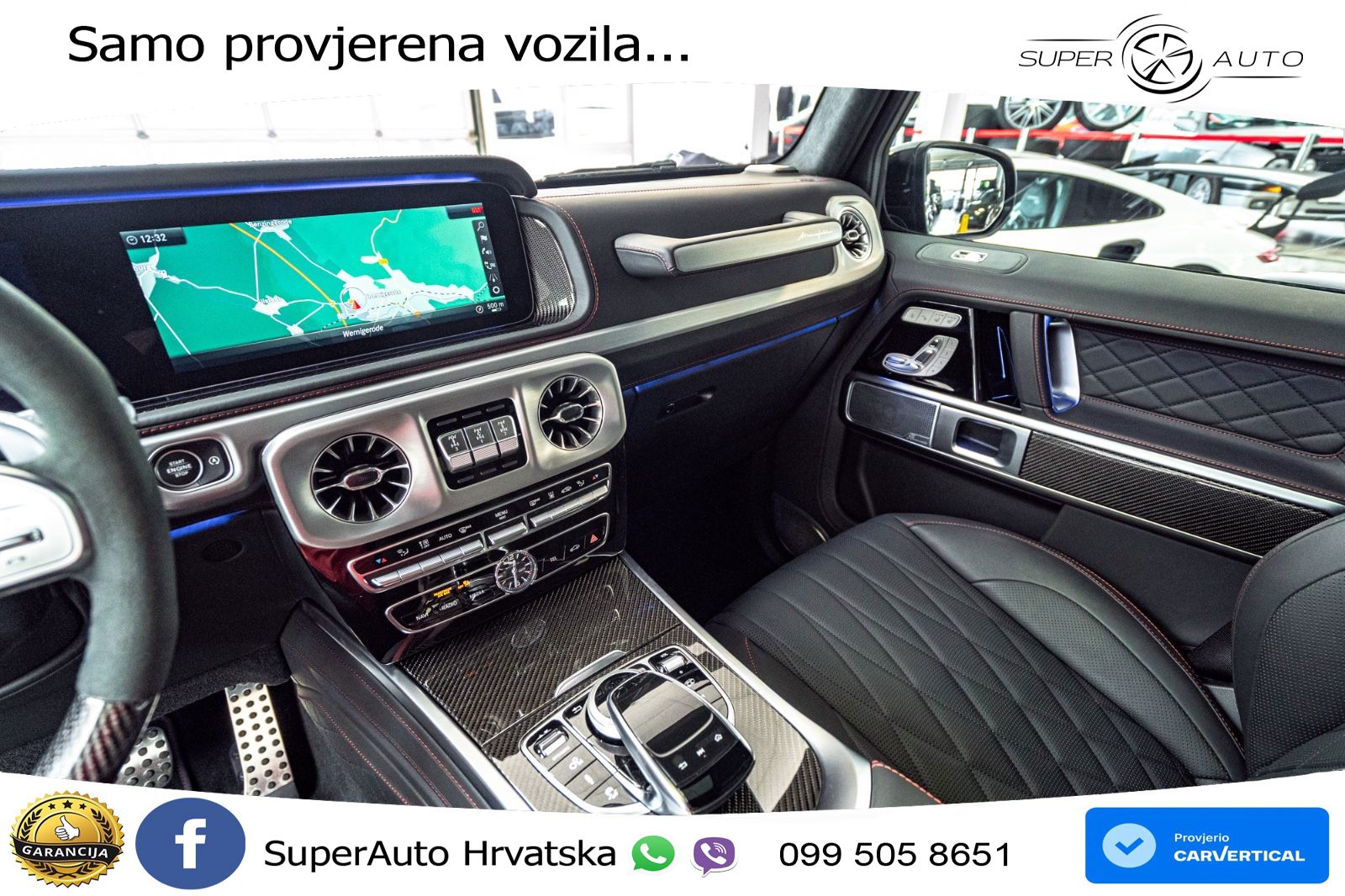Mercedes AMG G 63 Long V8 (585 KS) 4MATIC 9G-TRONIC AMG SPEEDSHIFT TCT LED+GR SJED+ACC