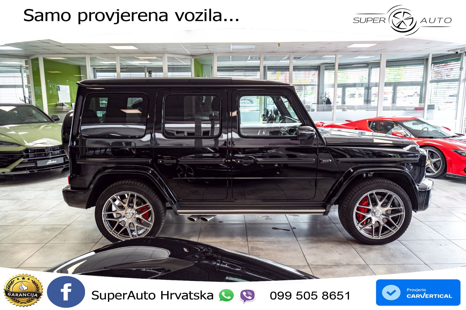 Mercedes AMG G 63 Long V8 (585 KS) 4MATIC 9G-TRONIC AMG SPEEDSHIFT TCT LED+GR SJED+ACC
