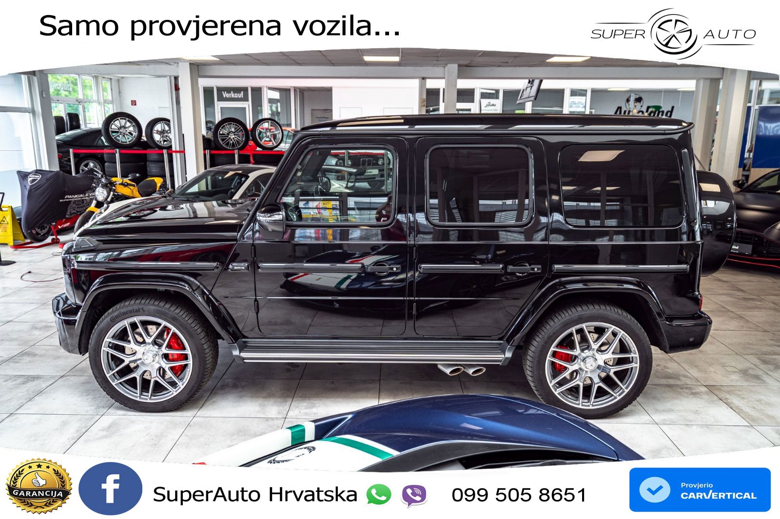 Mercedes AMG G 63 Long V8 (585 KS) 4MATIC 9G-TRONIC AMG SPEEDSHIFT TCT LED+GR SJED+ACC