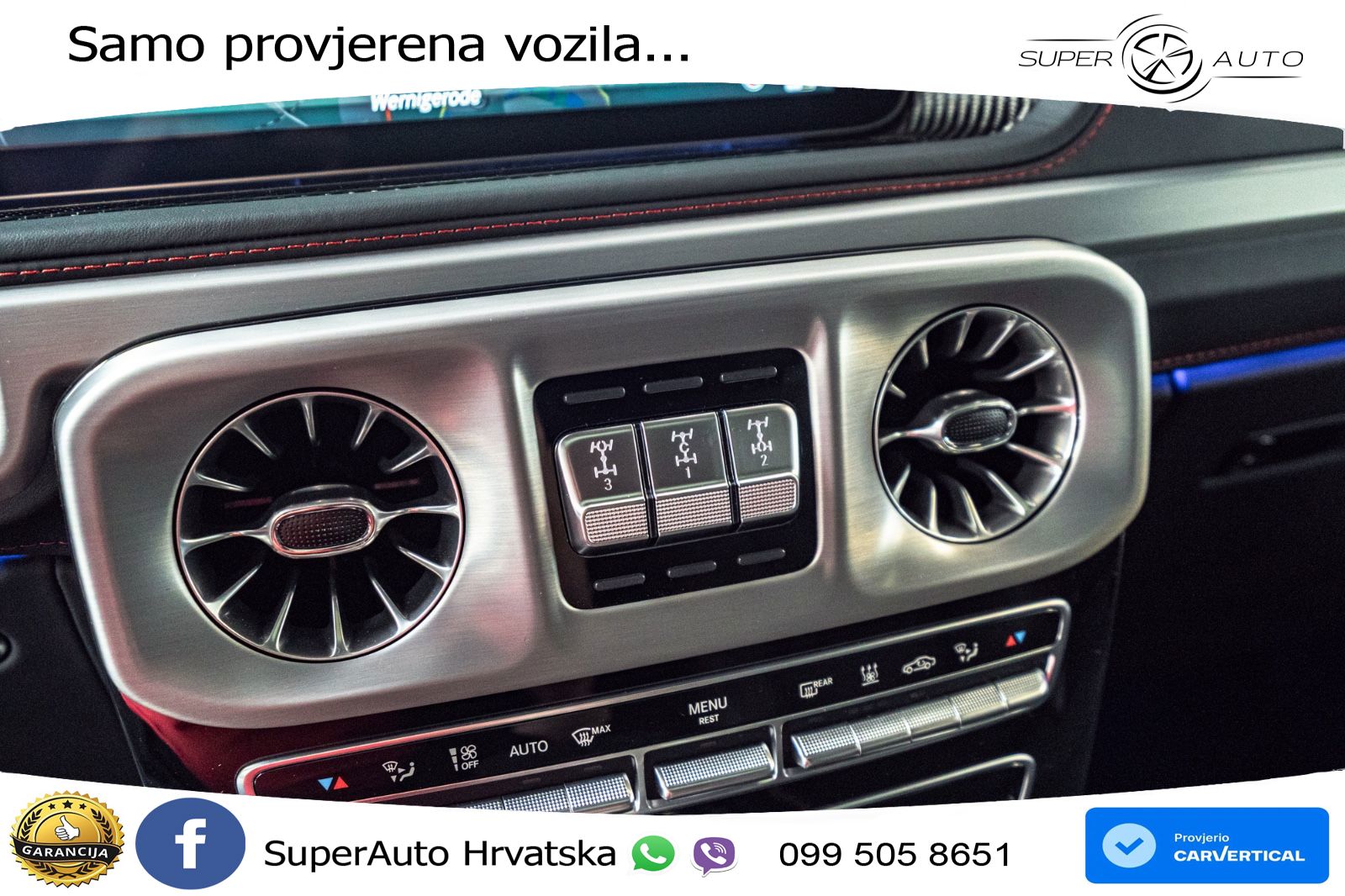 Mercedes AMG G 63 Long V8 (585 KS) 4MATIC 9G-TRONIC AMG SPEEDSHIFT TCT LED+GR SJED+ACC