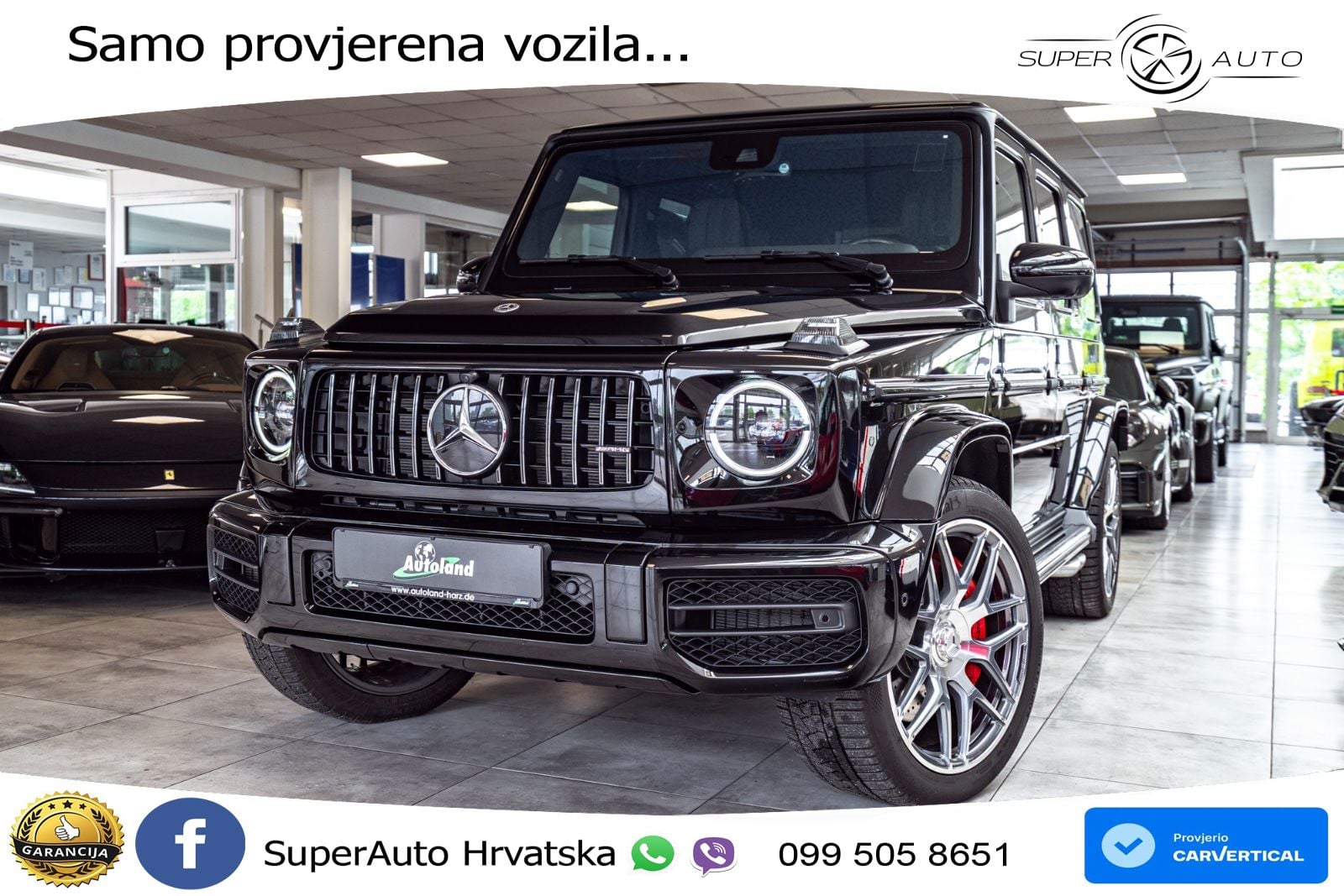 Mercedes AMG G 63 Long V8 (585 KS) 4MATIC 9G-TRONIC AMG SPEEDSHIFT TCT LED+GR SJED+ACC