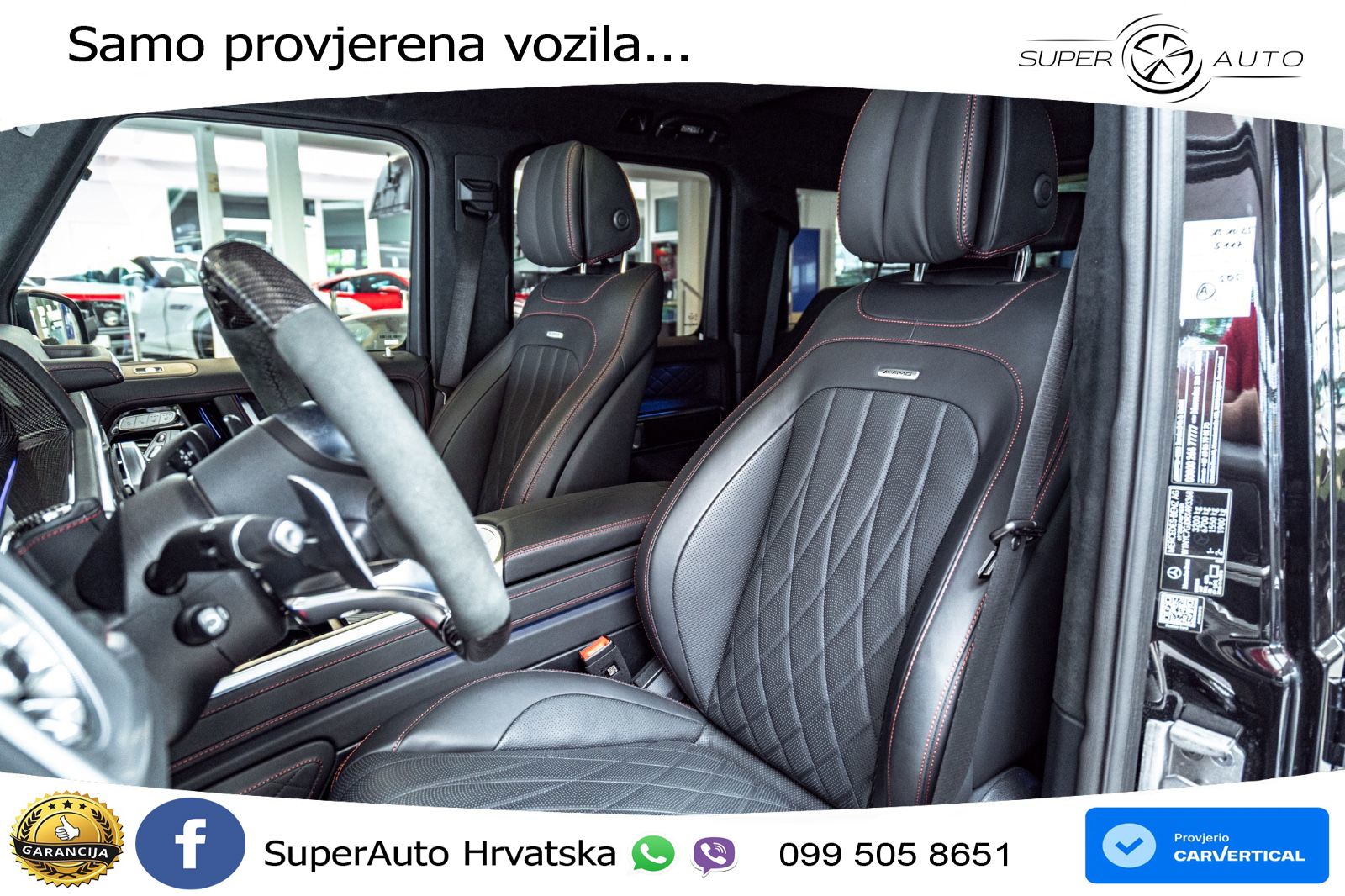 Mercedes AMG G 63 Long V8 (585 KS) 4MATIC 9G-TRONIC AMG SPEEDSHIFT TCT LED+GR SJED+ACC