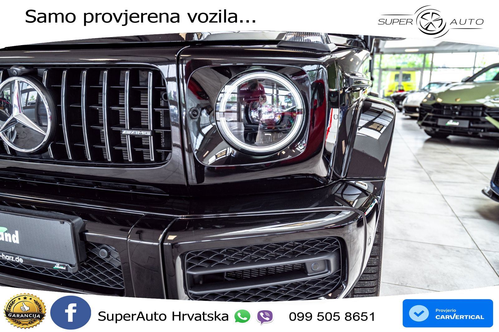 Mercedes AMG G 63 Long V8 (585 KS) 4MATIC 9G-TRONIC AMG SPEEDSHIFT TCT LED+GR SJED+ACC