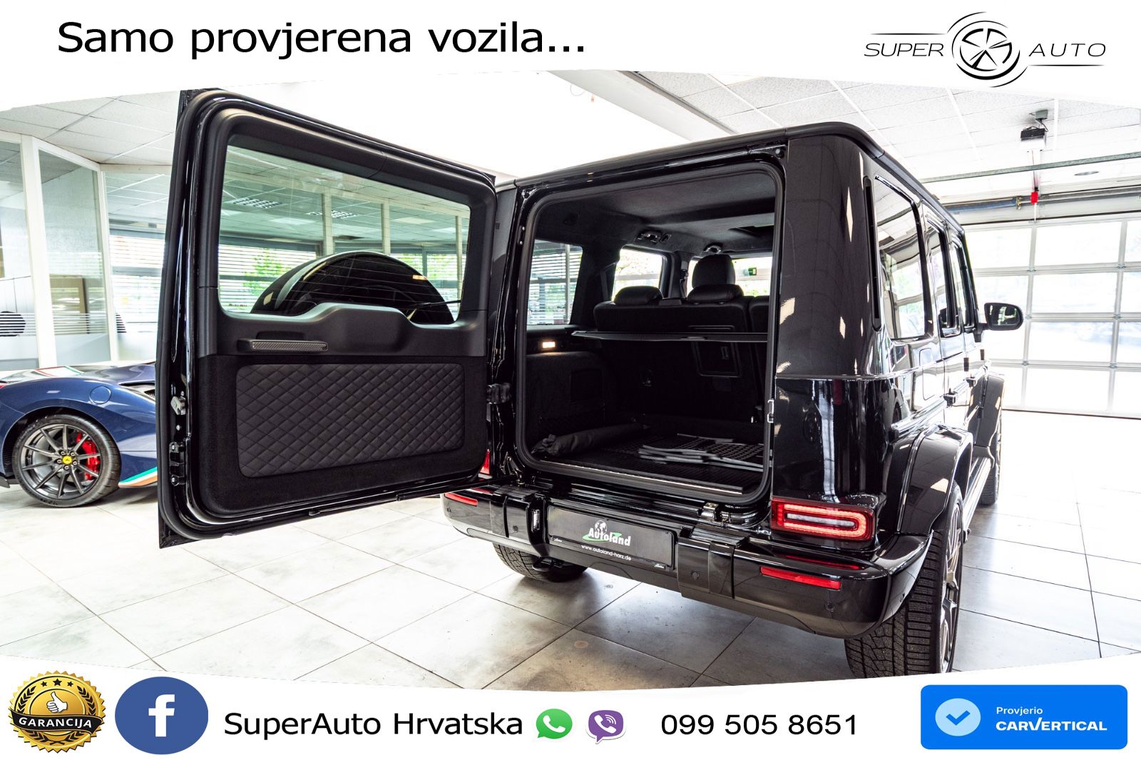 Mercedes AMG G 63 Long V8 (585 KS) 4MATIC 9G-TRONIC AMG SPEEDSHIFT TCT LED+GR SJED+ACC