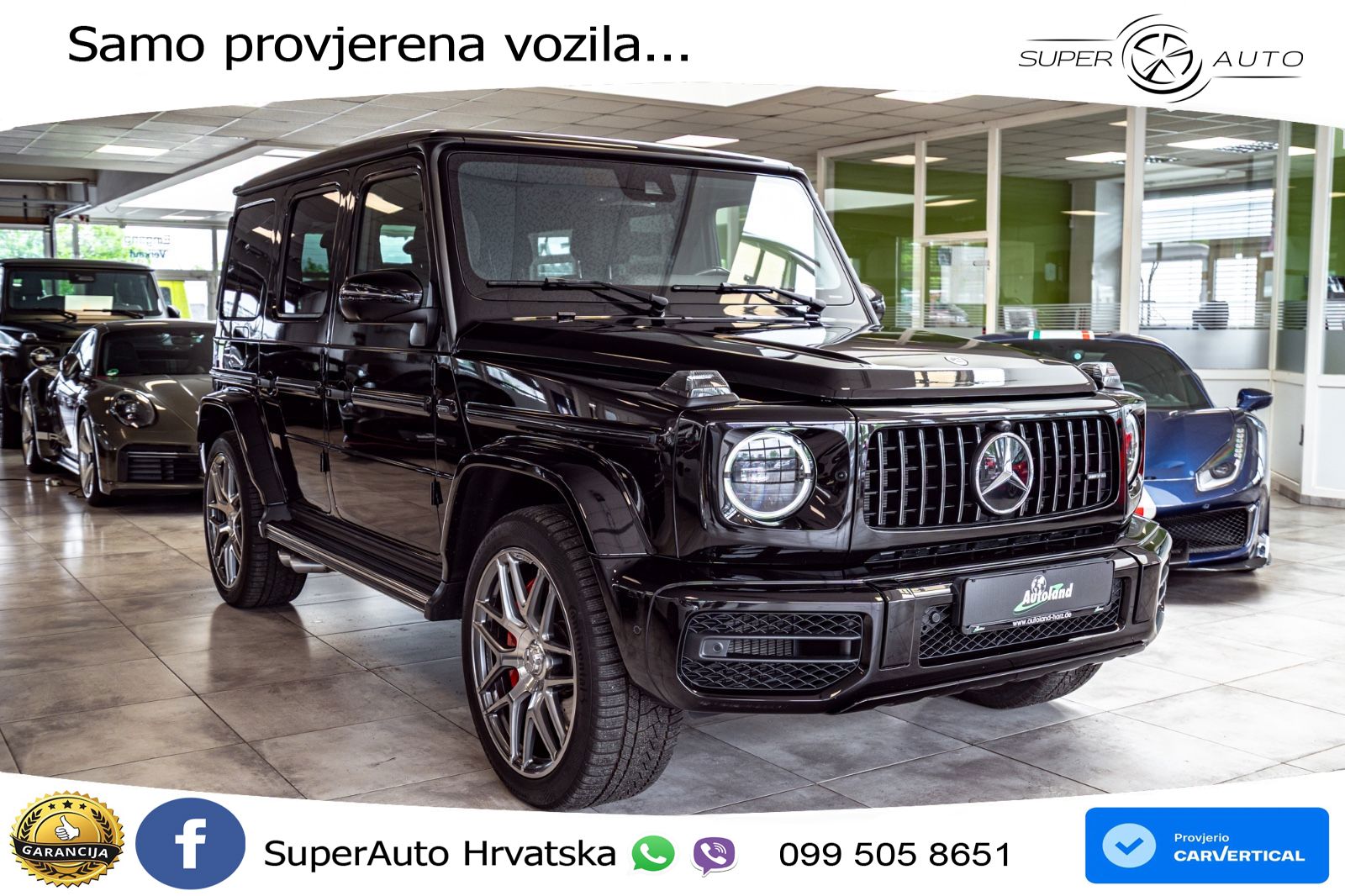 Mercedes AMG G 63 Long V8 (585 KS) 4MATIC 9G-TRONIC AMG SPEEDSHIFT TCT LED+GR SJED+ACC
