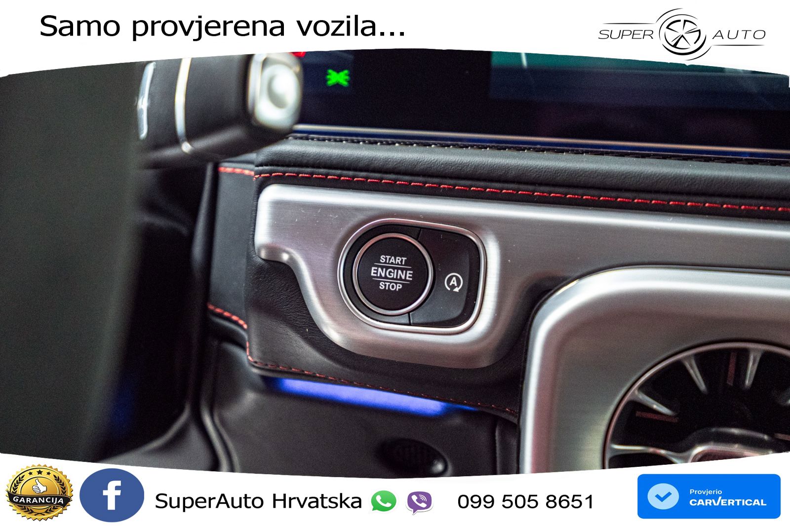 Mercedes AMG G 63 Long V8 (585 KS) 4MATIC 9G-TRONIC AMG SPEEDSHIFT TCT LED+GR SJED+ACC