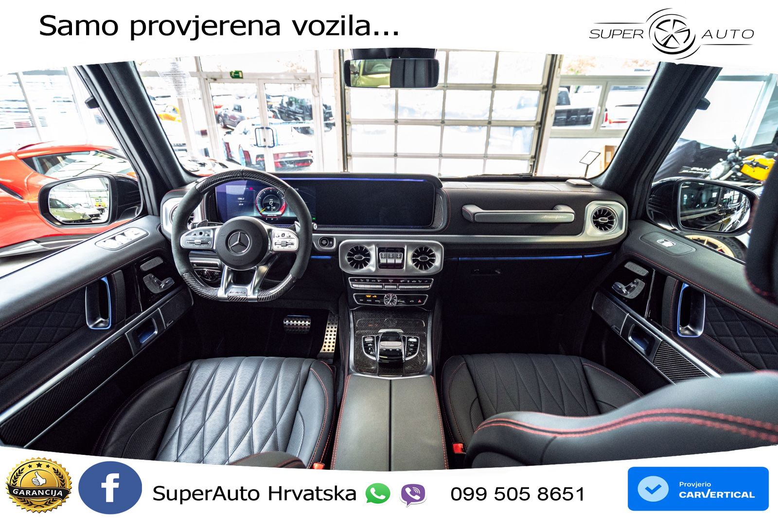 Mercedes AMG G 63 Long V8 (585 KS) 4MATIC 9G-TRONIC AMG SPEEDSHIFT TCT LED+GR SJED+ACC