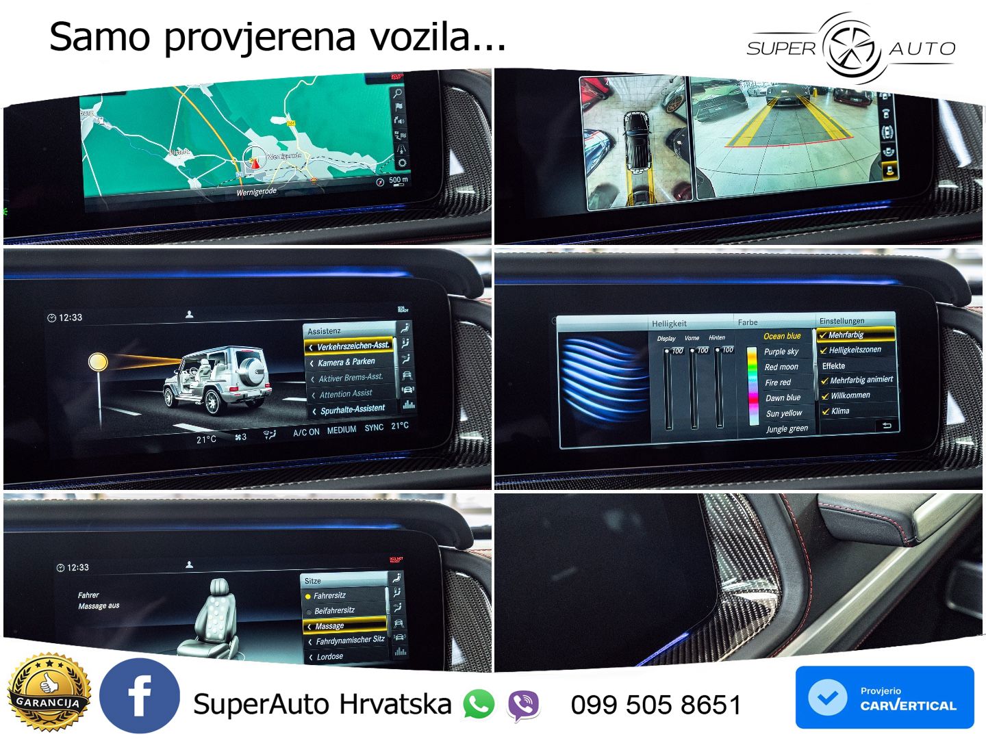 Mercedes AMG G 63 Long V8 (585 KS) 4MATIC 9G-TRONIC AMG SPEEDSHIFT TCT LED+GR SJED+ACC